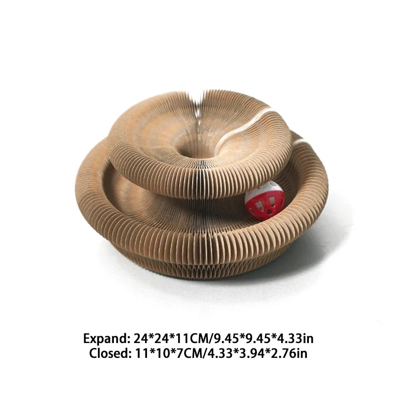 cat scratching board