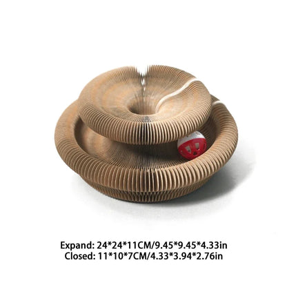 cat scratching board