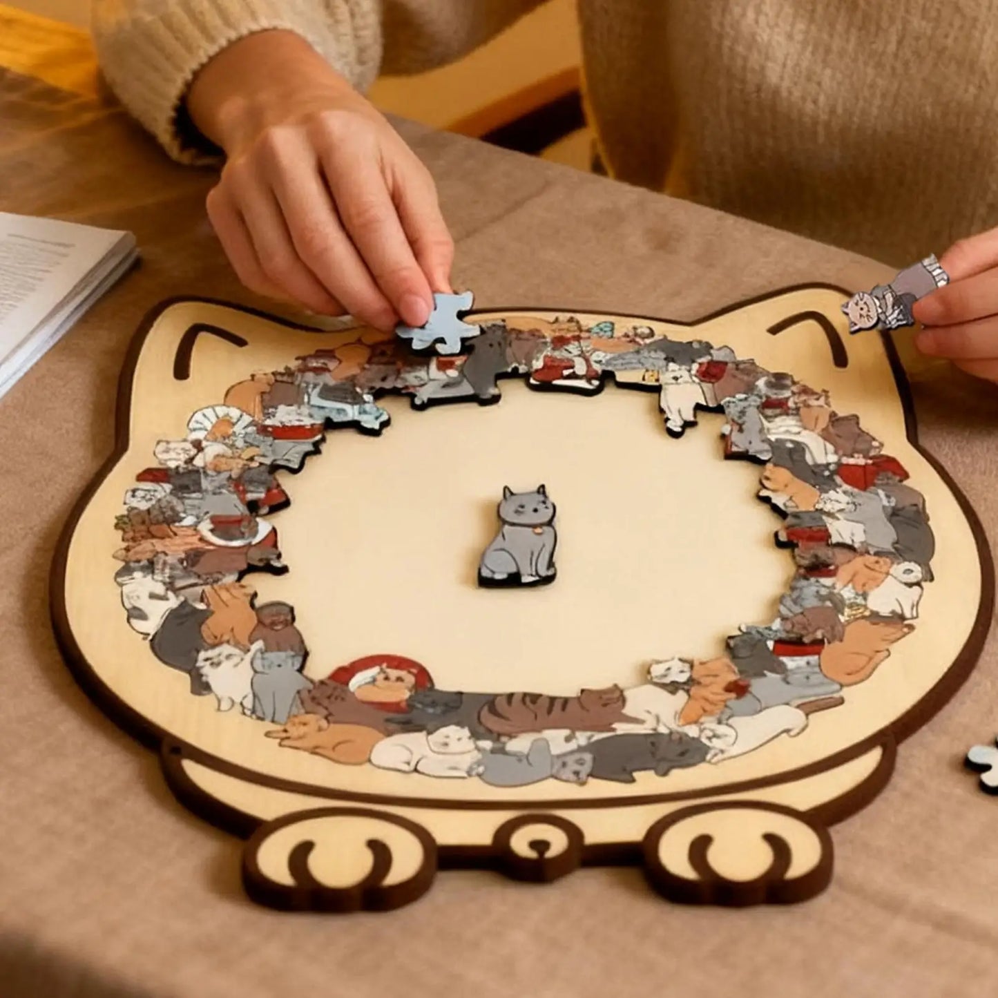 SereniCat Wood Puzzle