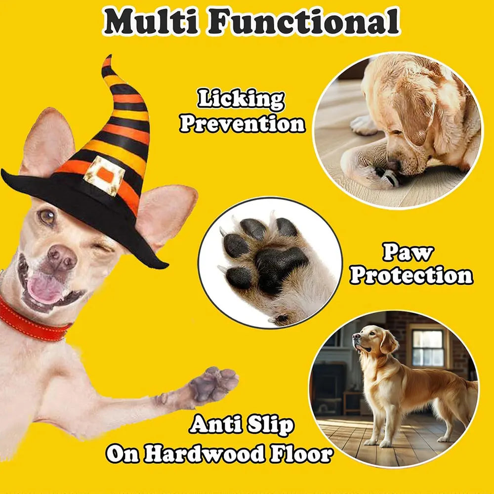 Anti-Slip Dog Socks with Velcro Straps