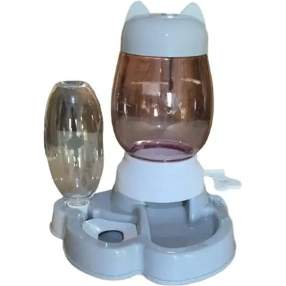 Cat bowl automatic feeder Automatic Dog Feeder Dog Cat Food Bowl With Water Fountain Large Capacity Pet Food Storage Dispenser ﻿