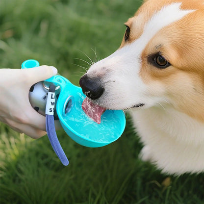 Stainless Water Bottle 🐶💧 — Drink & Bowl in One
