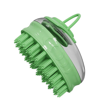 Pet Bath Brush 2-in-1 Pet SPA Massage Comb Soft Silicone