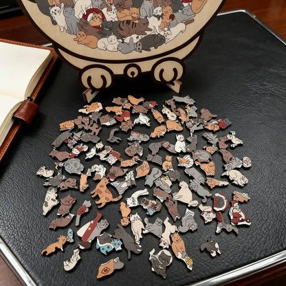 SereniCat Wood Puzzle