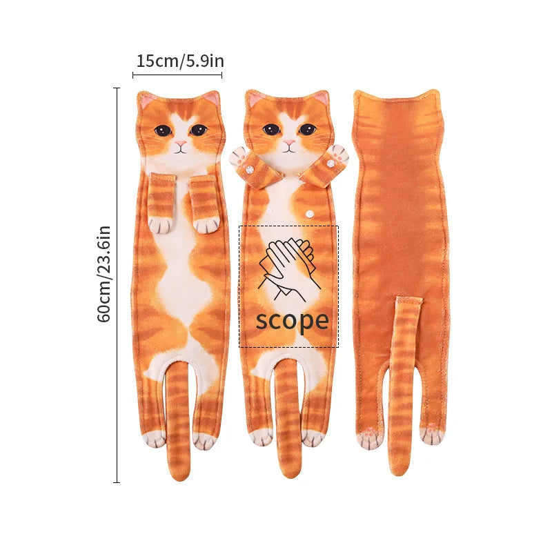 CatCling Hand Towel