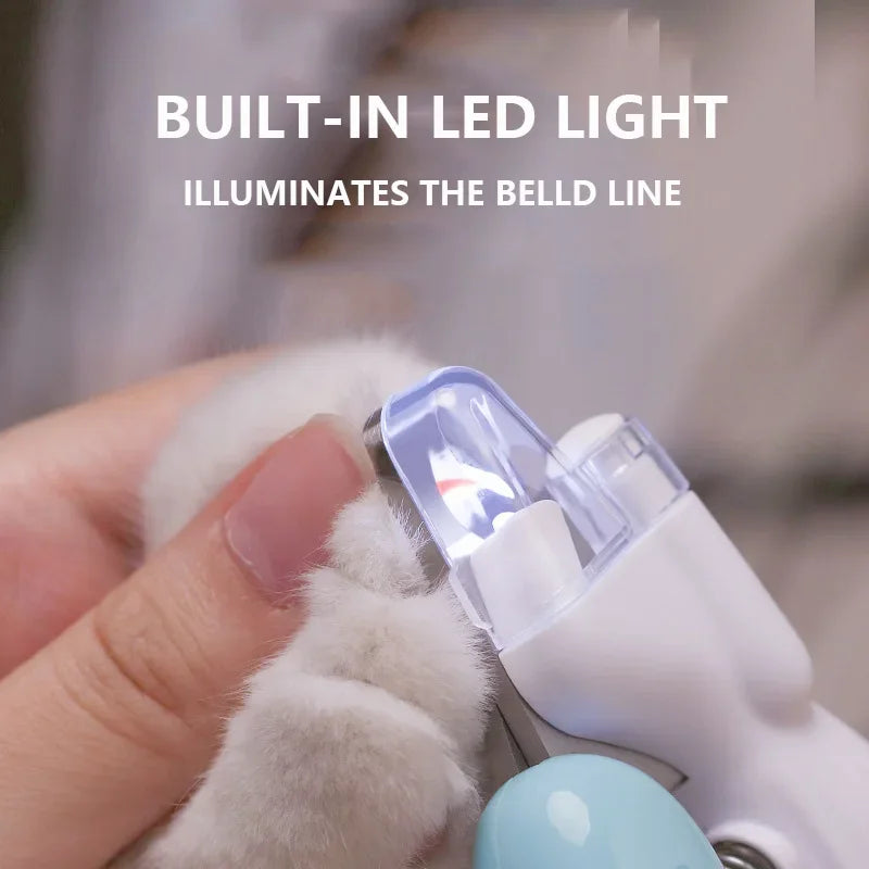 Professional Pet Nail Clippers – LED‑Lit Grooming