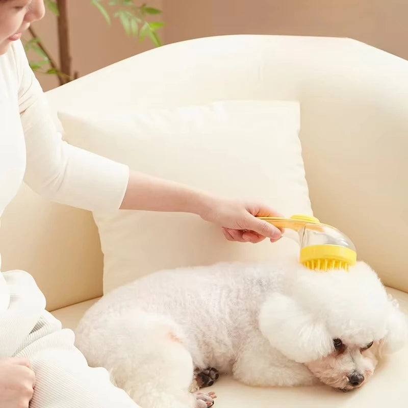 CritterFurry Spa Brush™  — Massage, Clean & Pamper in One