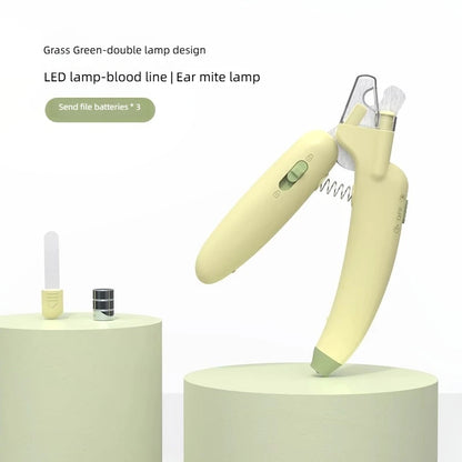 Professional Pet Nail Clippers – LED‑Lit Grooming