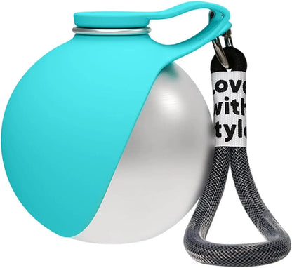 Stainless Water Bottle 🐶💧 — Drink & Bowl in One