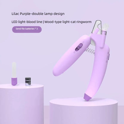 Professional Pet Nail Clippers – LED‑Lit Grooming