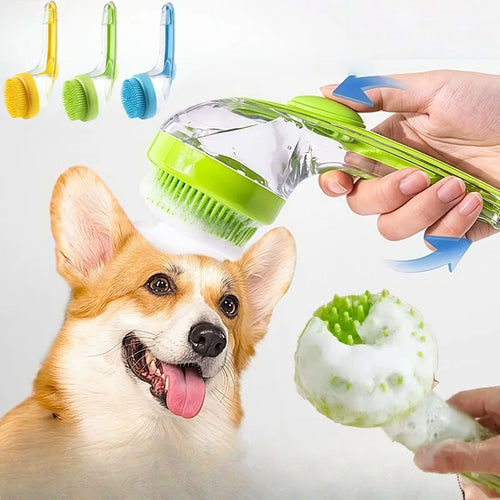CritterFurry Spa Brush™  — Massage, Clean & Pamper in One