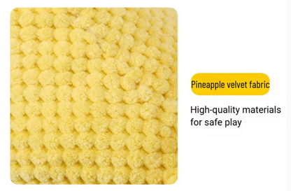 Calming Duck  Toy for Dogs. Tough Bite Resistant Chew Toy Soft Stuffed Interactive Squeaky.