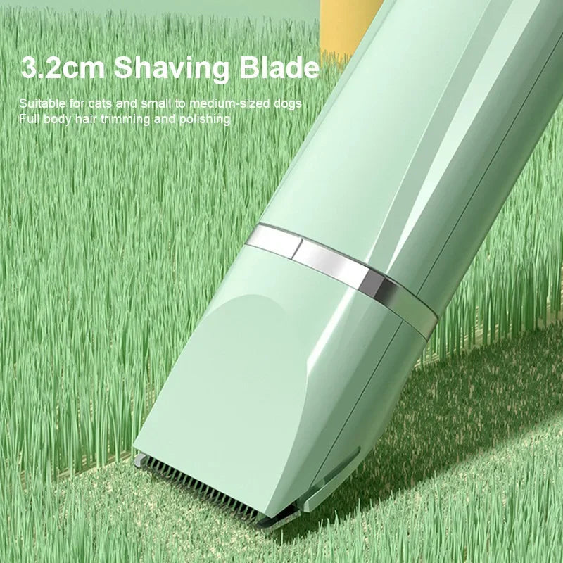 4-in-1 Multi-functional type c charge Dog Clippers Cordless pet Shaver Clippers Trimmers Low Noise Pet Grooming Tools