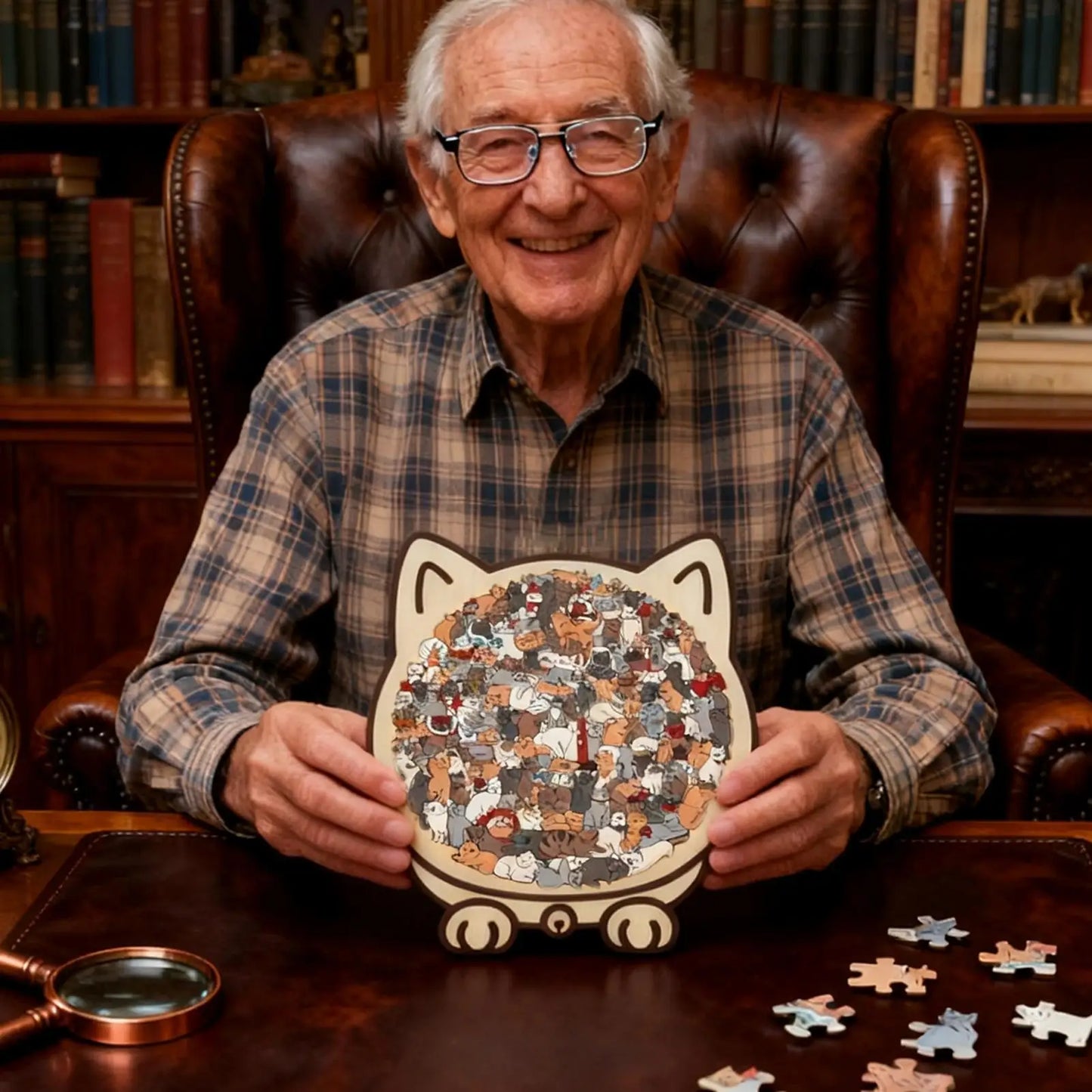 SereniCat Wood Puzzle