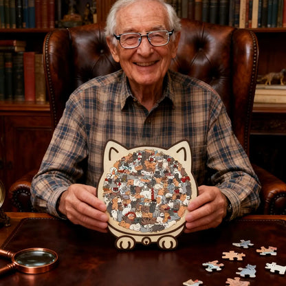 SereniCat Wood Puzzle